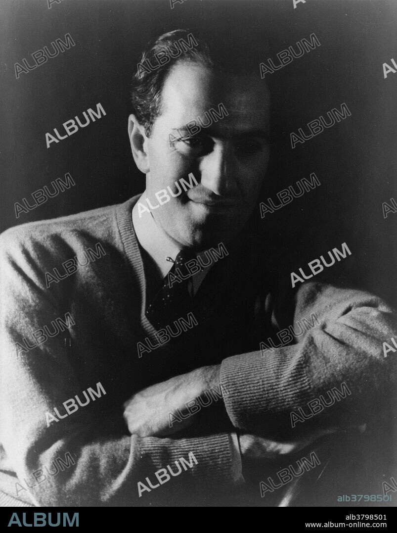 George Gershwin (September 26, 1898 - July 11, 1937) was an American composer and pianist. His compositions spanned both popular and classical genres. He began his career as a song plugger, but soon started composing Broadway theater works with his brother Ira Gershwin and Buddy DeSylva. He moved to Paris to study with Nadia Boulanger, where he began to compose An American in Paris. After returning to New York City, he wrote Porgy and Bess with Ira and the author DuBose Heyward. Initially a commercial failure, Porgy and Bess is now considered one of the most important American operas of the twentieth century. He moved to Hollywood and composed numerous film scores until his death in 1937, at the age of 38, from a brain tumor. His compositions have been used in numerous films and on television, and several became jazz standards recorded in many variations. Countless singers and musicians have recorded his songs. Photographed by Carl Van Vecten, March 28, 1937.