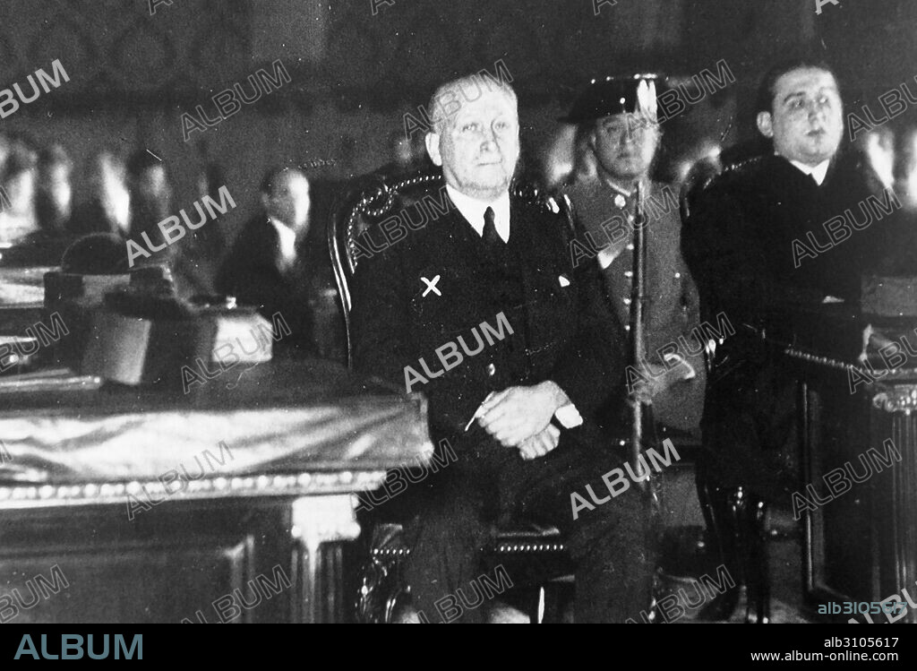 Francisco Largo Caballero (15 October 1869 – 23 March 1946) was a Spanish politician and trade unionist. He was one of the historic leaders of the Spanish Socialist Workers' Party (PSOE) and of the Workers' General Union (UGT). In 1936 and 1937 Caballero served as the Prime Minister of the Second Spanish Republic during the Spanish Civil War.