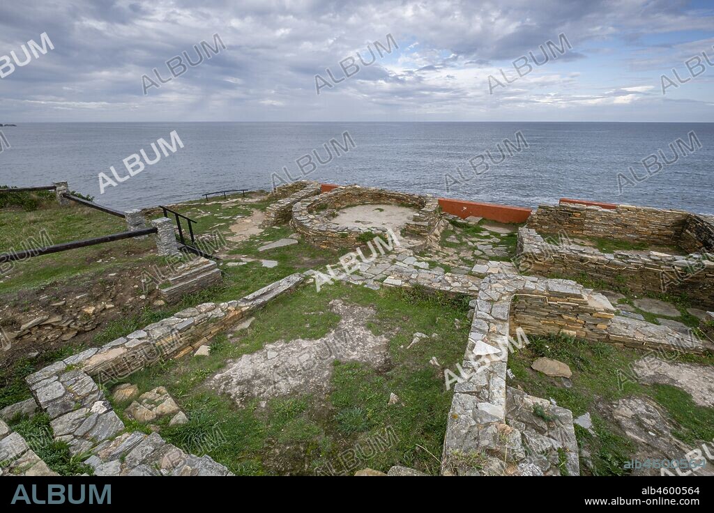 castro de Fazouro, datado entre los siglos I y III d. C., Fazouro, término municipal de Foz, Provincia de Lugo, Galicia, Spain.
