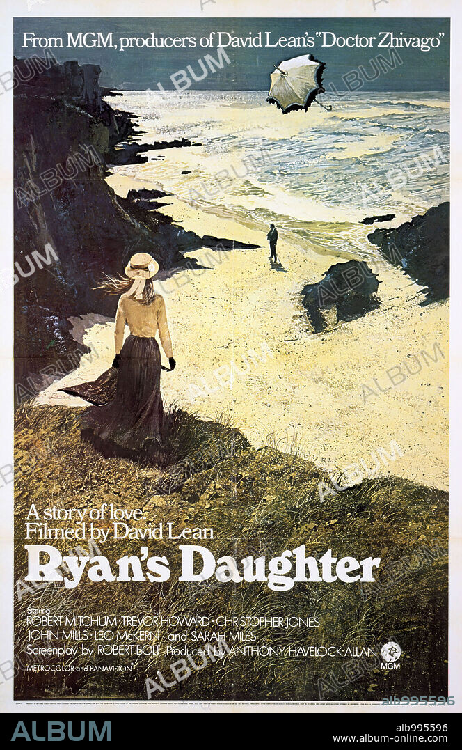 Poster of RYAN'S DAUGHTER, 1970, directed by DAVID LEAN. Copyright M.G.M.