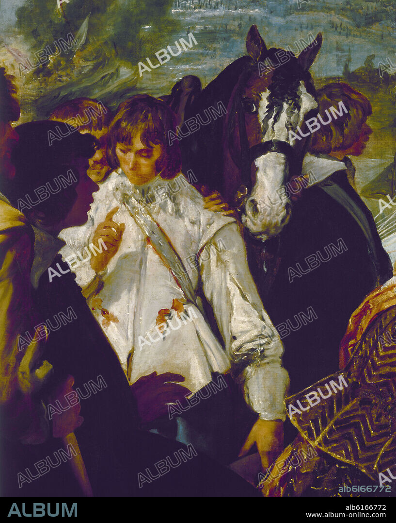 DIEGO VELAZQUEZ (1599-1660). LAS LANZAS O LA RENDICION DE BREDA - DETALLE - 1634 - O/L - NP 1172 - BARROCO ESPAÑOL - CONJUNTO 1293.