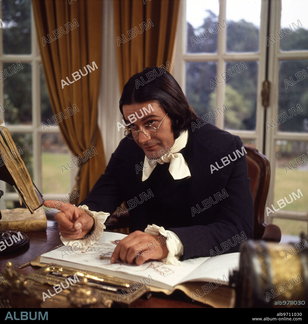 RALPH BATES in LUST FOR A VAMPIRE, 1971, directed by JIMMY SANGSTER. Copyright Hammer Productions.