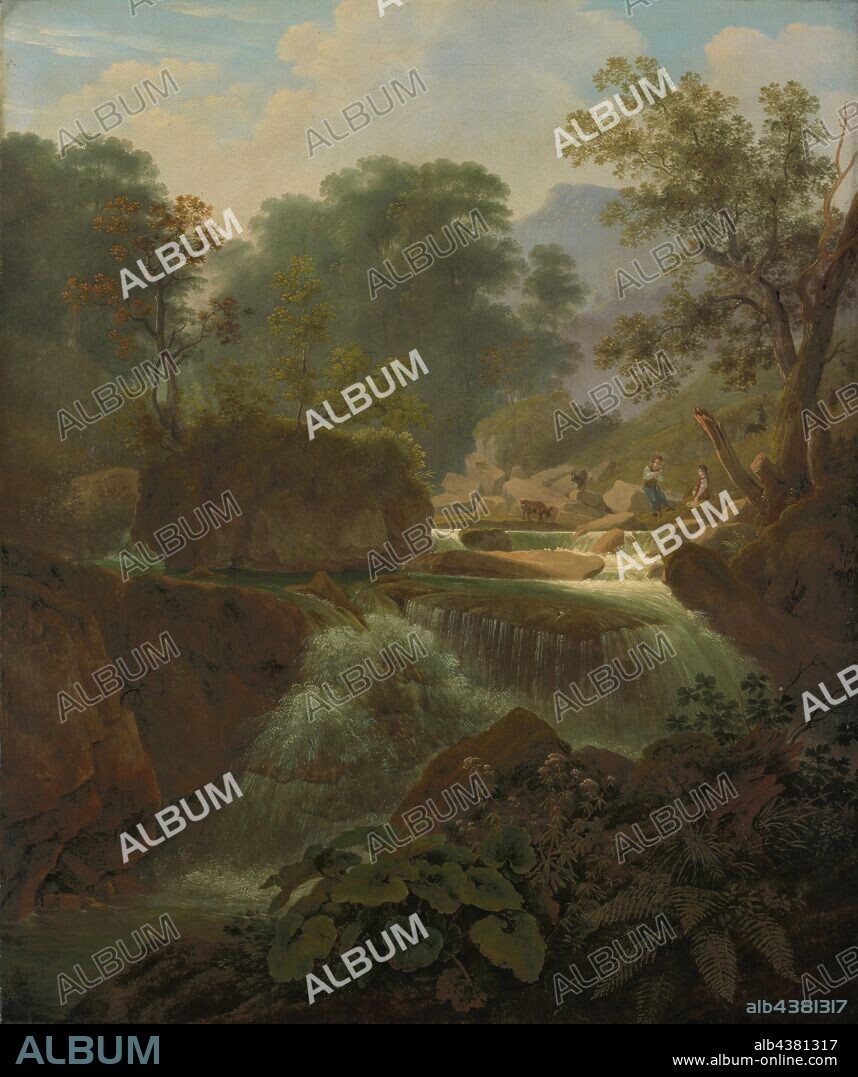 Am Reichenbach, oil on canvas, 55 x 45.5 cm, not marked, Samuel Birmann, Basel 1793–1847 Basel.