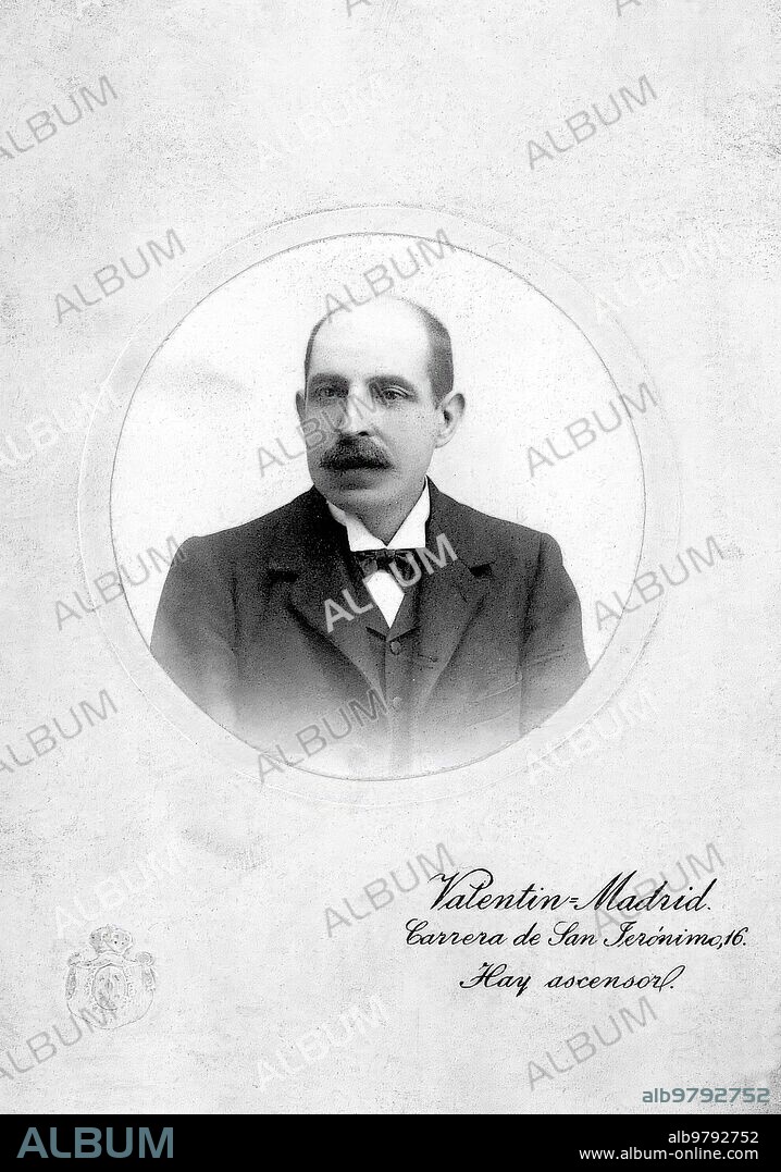 Octubre 1913. Los Altos Cargos. D. Francisco Martín Sánchez, director del instituto Geográfico -foto Valentín Madrid.