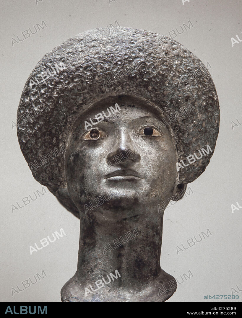 Dama Flavia, busto romano de bronce, siglo I.