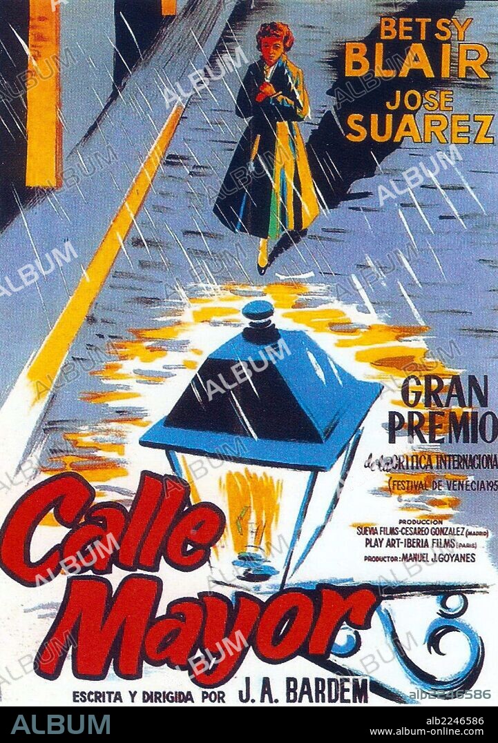 Poster of MAIN STREET, 1956 (CALLE MAYOR), directed by JUAN ANTONIO BARDEM. Copyright SUEVIA FILMS-CESAREO GONZALEZ/GUION  PROD. CINEMATOGRAFICAS.
