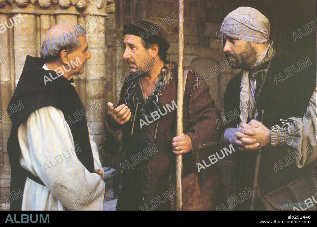 ALFREDO LANDA y ANTONIO RESINES en LA MARRANA, 1992, dirigida por JOSE LUIS CUERDA. Copyright ANTEA FILMS.