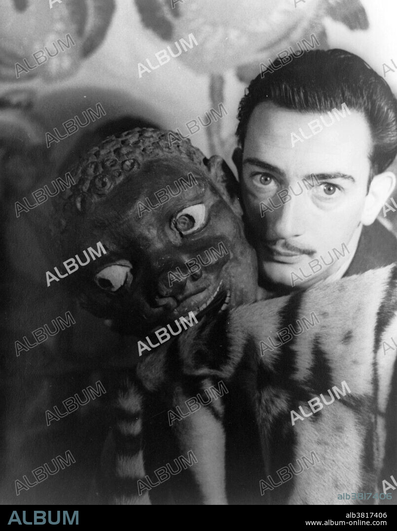 Dali with carved black head photographed by Carl Van Vechten, November 29, 1939. Salvador Domingo Felipe Jacinto DalÃ­ i DomÃ¨nech, 1st MarquÃ©s de DalÃ­ de Pubol (May 11, 1904 - January 23, 1989) was a prominent Spanish Catalan surrealist painter. He was a skilled draftsman, best known for the striking and bizarre images in his surrealist work. His painterly skills are often attributed to the influence of Renaissance masters. His best-known work, The Persistence of Memory, was completed in August 1931. His expansive artistic repertoire included film, sculpture, and photography, in collaboration with a range of artists in a variety of media. He was highly imaginative, and also enjoyed indulging in unusual and grandiose behavior. His eccentric manner and attention-grabbing public actions sometimes drew more attention than his artwork, to the dismay of those who held his work in high esteem, and to the irritation of his critics. In 1989, while his favorite record of Tristan and Isolde played, DalÃ­ died of heart failure at the age of 84.
