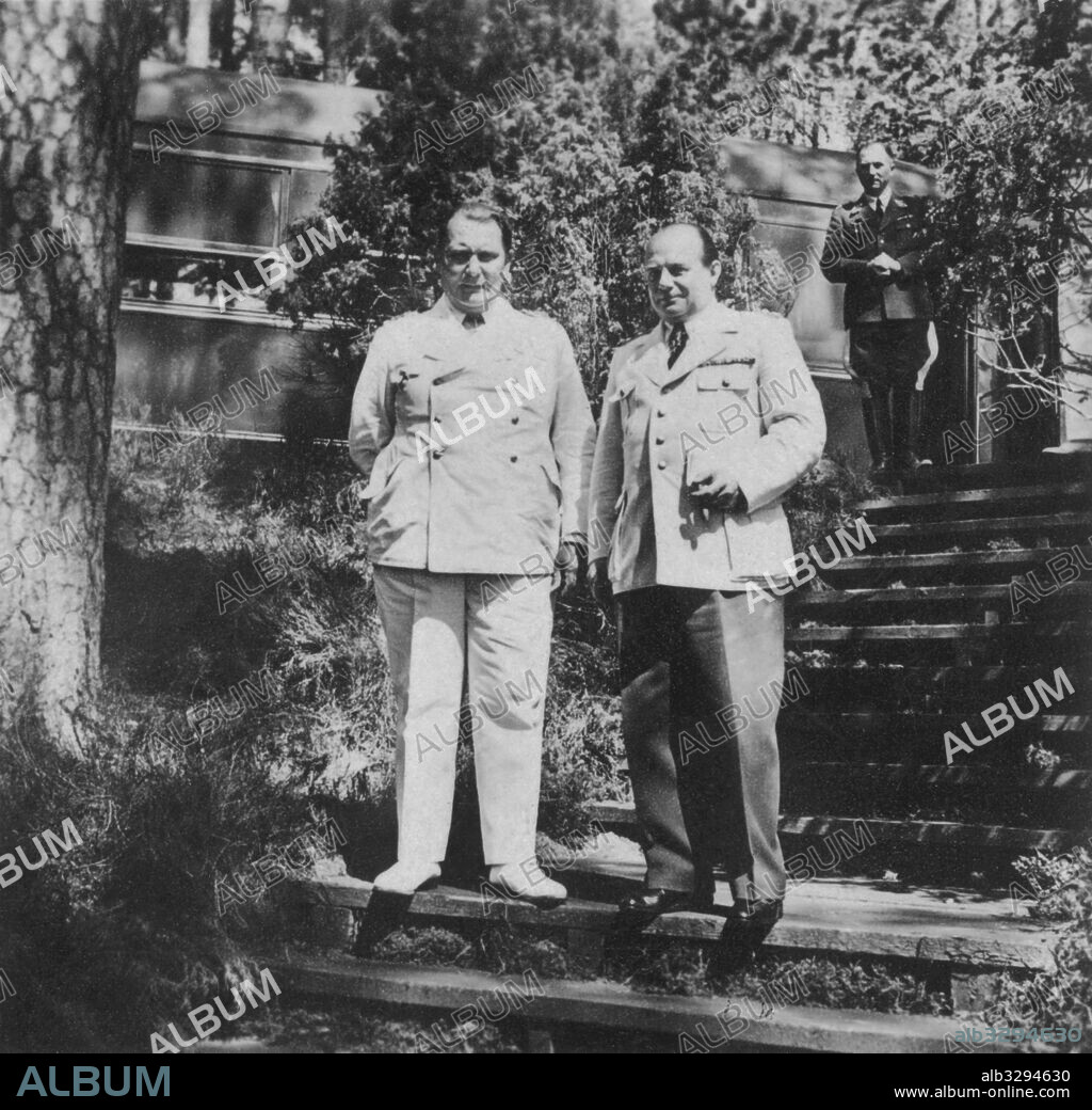 Reichs Marshal Hermann Goring and General Ernst Udet.
