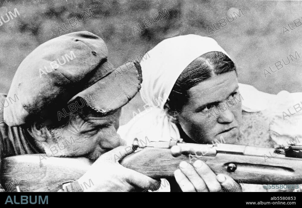 Geschichte:. 2. Weltkrieg / Partisanen. Russische Partisanen. Foto, August 1941.