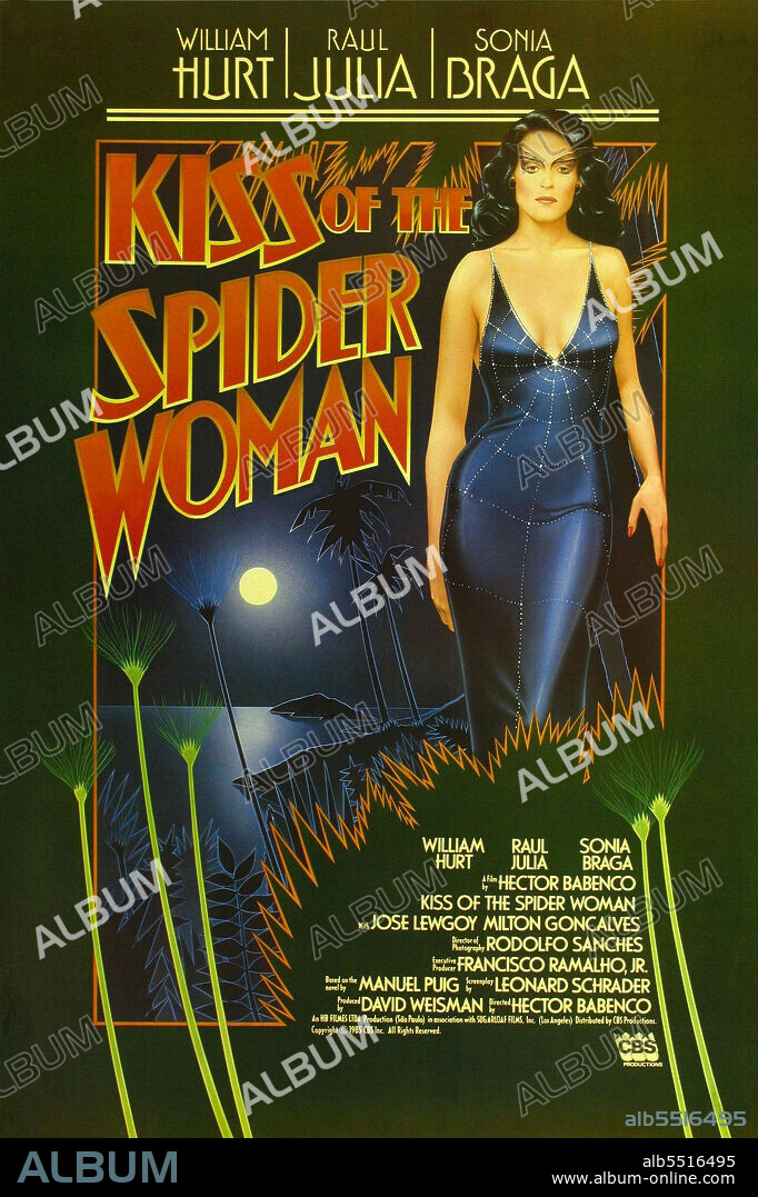 SONIA BRAGA in KISS OF THE SPIDER WOMAN, 1985, directed by HECTOR BABENCO. Copyright ISLAND ALIVE.