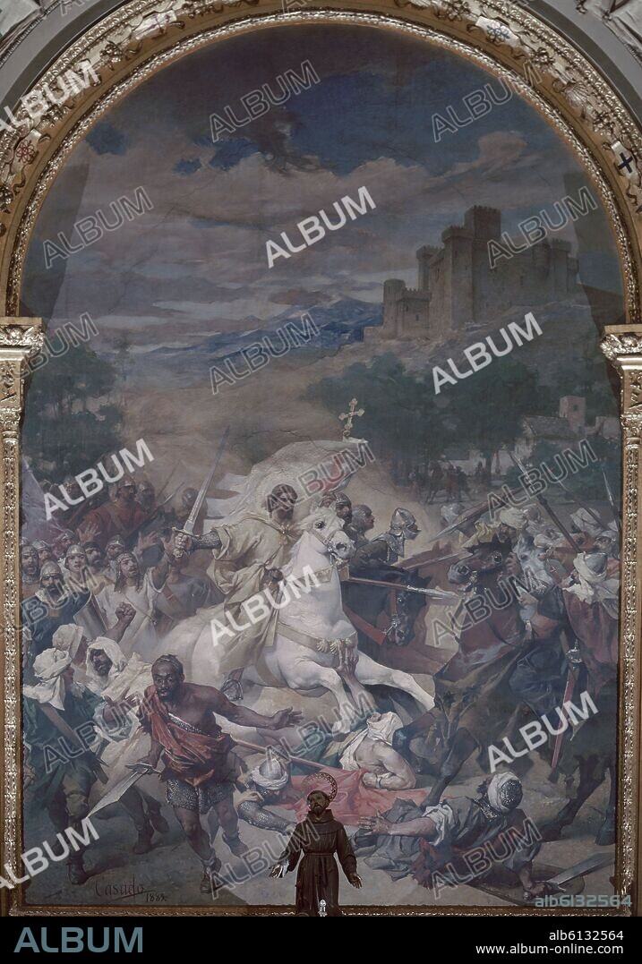 JOSÉ CASADO DEL ALISAL. SANTIAGO EN LA BATALLA DE CLAVIJO.