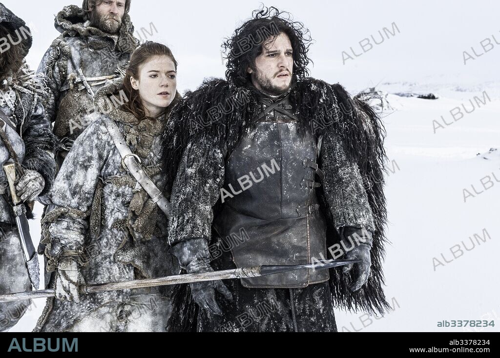 KIT HARINGTON et ROSE LESLIE dans LE TRÔNE DE FER: GAME OF THRONES, 2011 (GAME OF THRONES), réalisé par DANIEL MINAHAN. Copyright HBO.