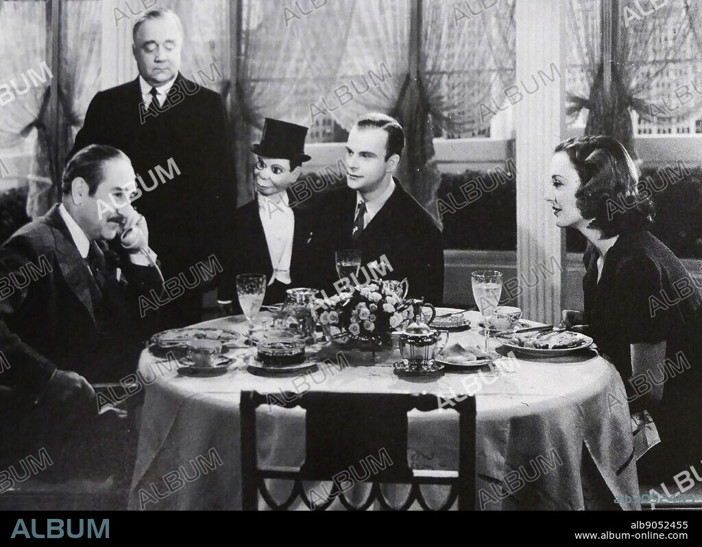 Letter of Introduction; 1938 American comedy-drama film directed by John M. Stahl. An aging actor, John Mannering, is surprised when his estranged daughter, Kay Martin, shows up. It seems that she is an actress and is also trying to make it on Broadway. He is persuaded to perform on Broadway for the first time in twelve years in a play with her. The film stars: Adolphe Menjou as John Mannering; Andrea Leeds as Katherine "Kay" Martin; George Murphy as Barry Paige and Edgar Bergen as Edgar Bergen.