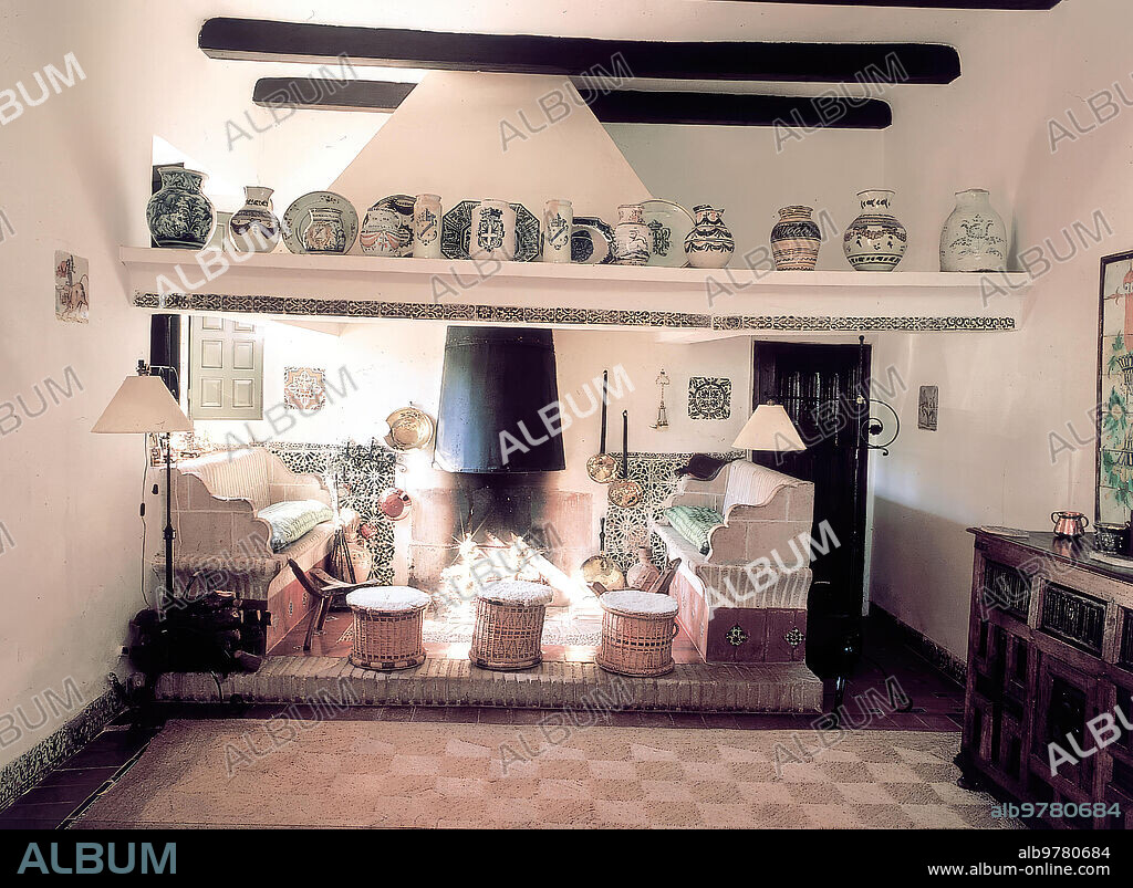 Toledo, diciembre de 1989. El Cigarral de Menores, propiedad de Gregorio Marañón.