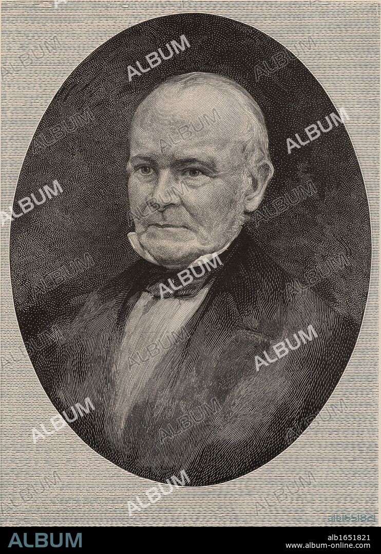 Thomas Nuttall (1786-1859) English botanist, plant collector and ornithologist, born near Settle Yorkshire.  He worked in America from 1810-1842. Engraving 1896.  (Photo by: Universal History Archive/UIG via Getty Images).