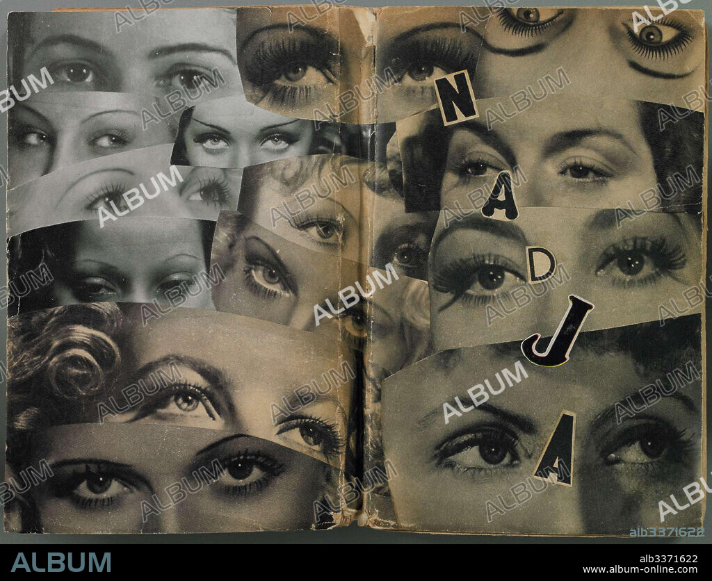 MARCEL MARIEN. The Book Cover "Nadja" by André Breton.