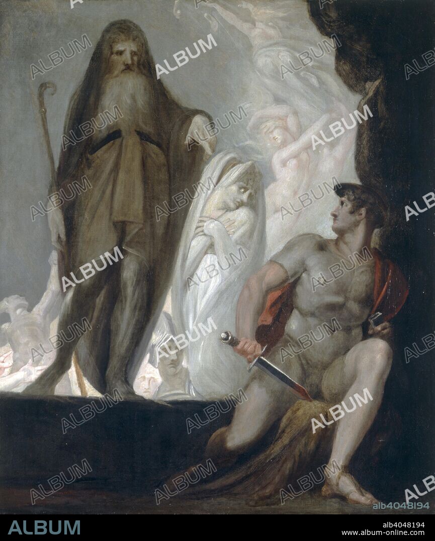 'Teiresias foretells the future to Odysseus', 1804-1810.