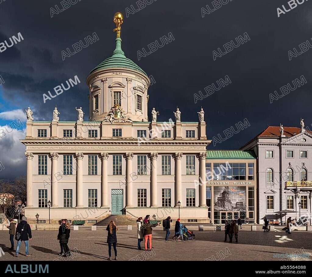 The Old Town Hall with the Museum of Art and History, Potsdam, Brandenburg, Germany, Europe.