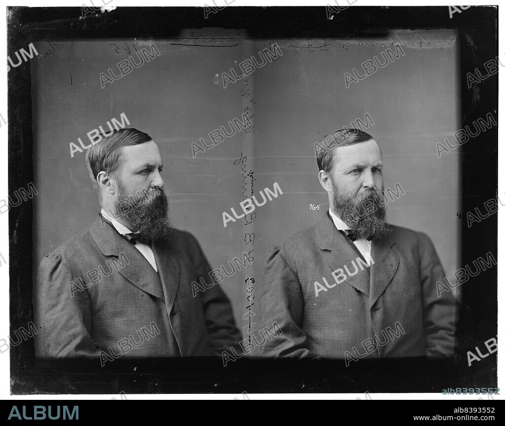 Henry B. Banning of Ohio, 1865-1880. Banning, Hon. H.B. of Ohio, between 1865 and 1880. [Politician, lawyer and Union Army soldier: captain in the 4th Ohio Infantry; colonel of the 87th Ohio Infantry; lieutenant colonel of the 125th Ohio Infantry].