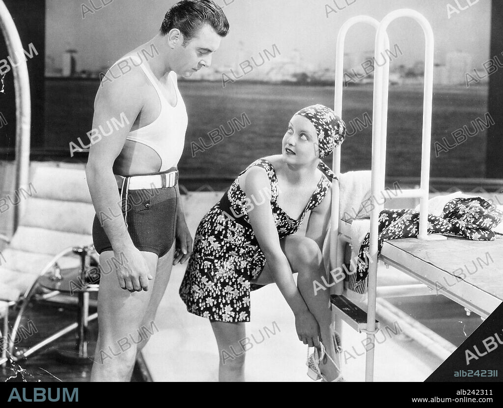BETTE DAVIS and GEORGE BRENT in THE GOLDEN ARROW, 1936, directed by ALFRED E. GREEN. Copyright FIRST NATIONAL.