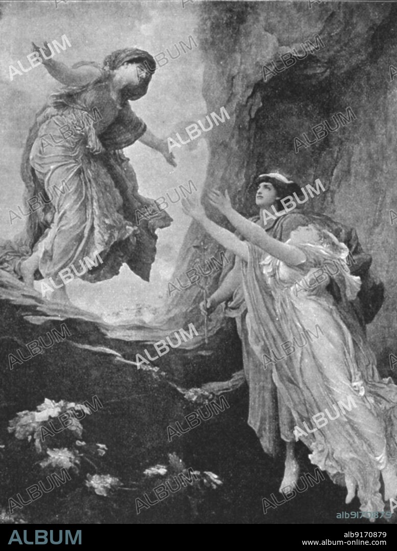 ''Pictures of the Year - VI. "The Return of Persephone"; after Sir F Leighton, Bart, PRA', 1891. From "The Graphic. An Illustrated Weekly Newspaper", Volume 44. July to December, 1891.