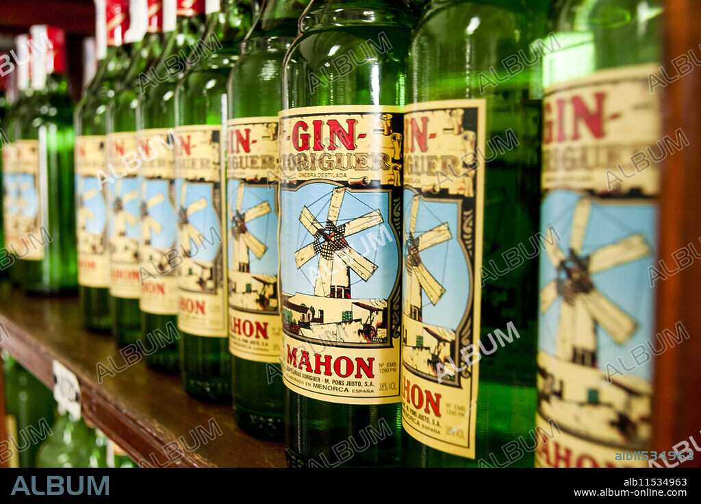 Xoriguer gin distillery, Puerto de Mahon, Menorca, Balearic Islands, Spain.