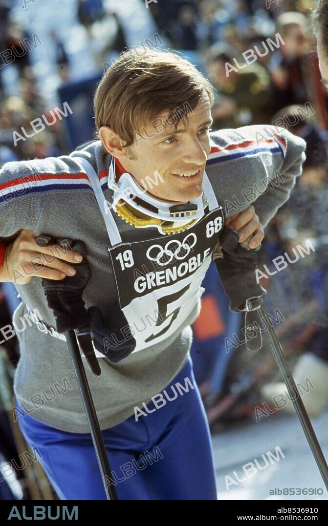 SEKLET-SPORT-60      Fransmannen Jean-Claude Killy tar guld i alla tre utförsgrenarna vid vinter-OS i franska Grenoble 1968 . Foto: Lars Nyberg Kod: 34/9909 COPYRIGHT SCANPIX SWEDEN.