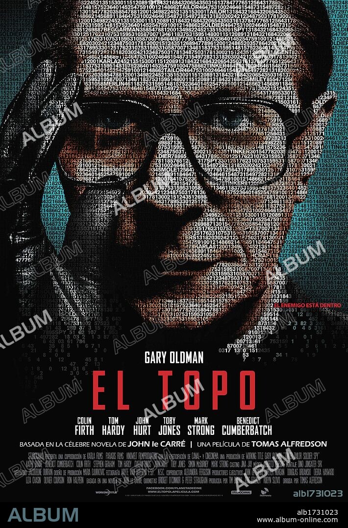 Poster de EL TOPO, 2011 (TINKER, TAILOR, SOLDIER, SPY), dirigida por TOMAS ALFREDSON. Copyright STUDIO CANAL.