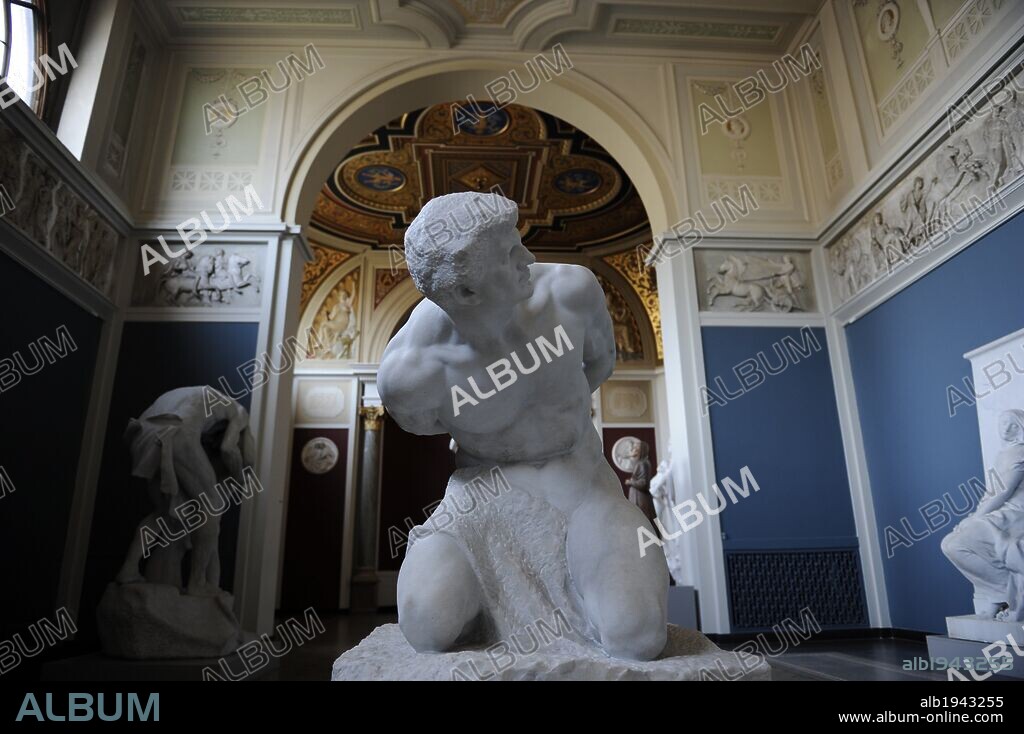 ARTE NORDICO. S. XX. EUROPA. STEPHAN SINDING (1846-1922). Escultor noruego-danés. Escultura "EL ESCLAVO", 1878. Museo Carlsberg Glyptotek. Copenhague. Dinamarca. Europa.