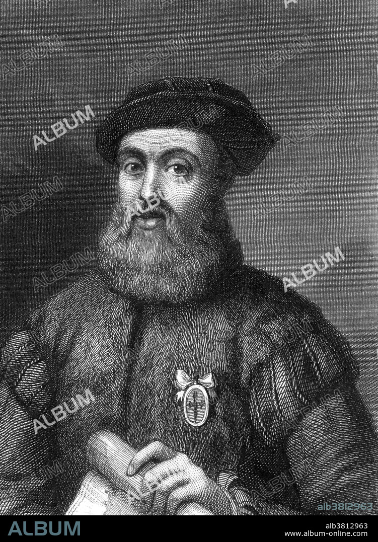 Ferdinand Magellan (1480 - April 27, 1521) was a Portuguese nobleman who had served his country as a soldier in the Indies. Like Columbus, he believed that a western voyage would be much quicker than the Portuguese route. He was sure there was a strait, or sea passage, through the American continent, and that Asia was close beyond. Charles I, new king os Spain, agreed to sponsor the plan. He gave Magellan 5 small ships and about 265 men. In September 1519, the ships set sail. Magellan's expedition of 1519-22 became the first expedition to sail from the Atlantic Ocean into the Pacific Ocean (then named "peaceful sea" by Magellan; the passage being made via the Strait of Magellan), and the first to cross the Pacific. It also completed the first circumnavigation of the Earth, although Magellan himself did not complete the entire voyage, being killed during the Battle of Mactan in the Philippines at the age of 40 or 41. Two of the closest galaxies, the Magellanic Clouds, were named for Magellan sometime after 1800, and also the Magellan probe, which mapped the planet Venus from 1990 to 1994.