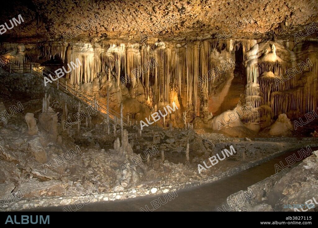 Blanchard Springs Caverns near Mountain View, Arkansas.