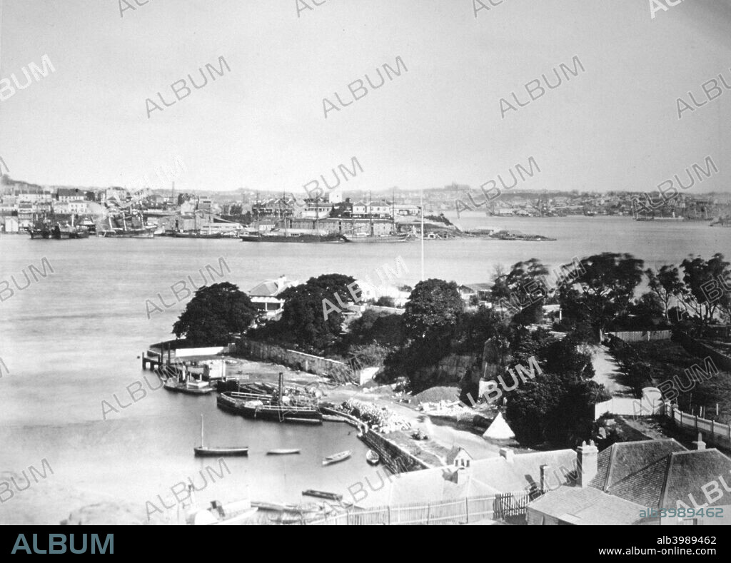 The quay, Sydney, New South Wales, Australia, 1870-1880.