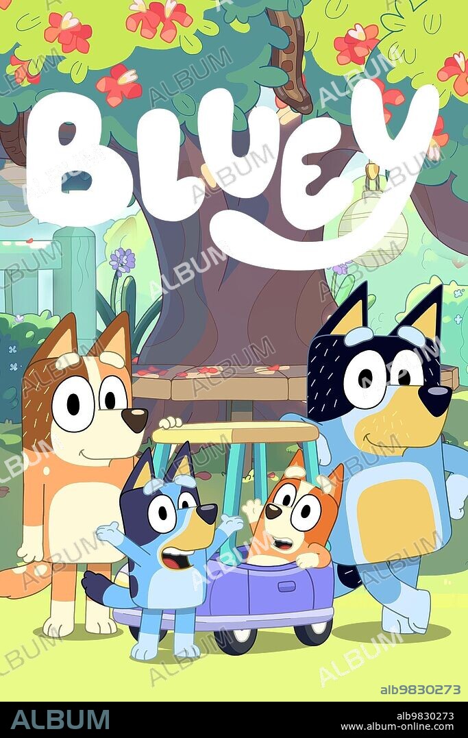 Poster of BLUEY, 2018, directed by JOE BRUMM and RICHARD JEFFERY. Copyright Ludo Studio.