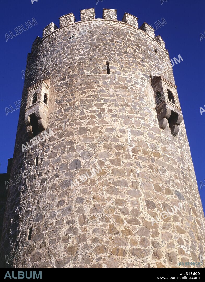 Almena del Castillo de San Servando, (reconstruido en el s.XIV). Toledo, provincia de España, en la comunidad autónoma de Castilla-La Mancha.