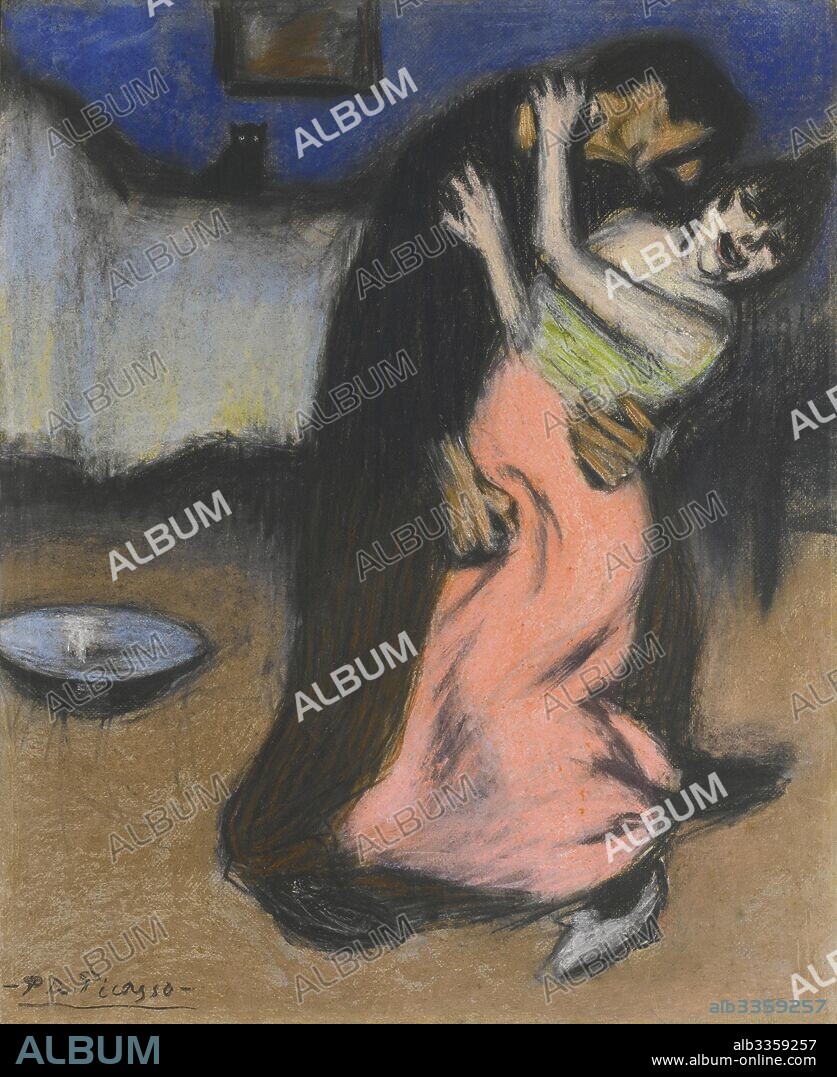 PABLO PICASSO. L'Etreinte forcée.