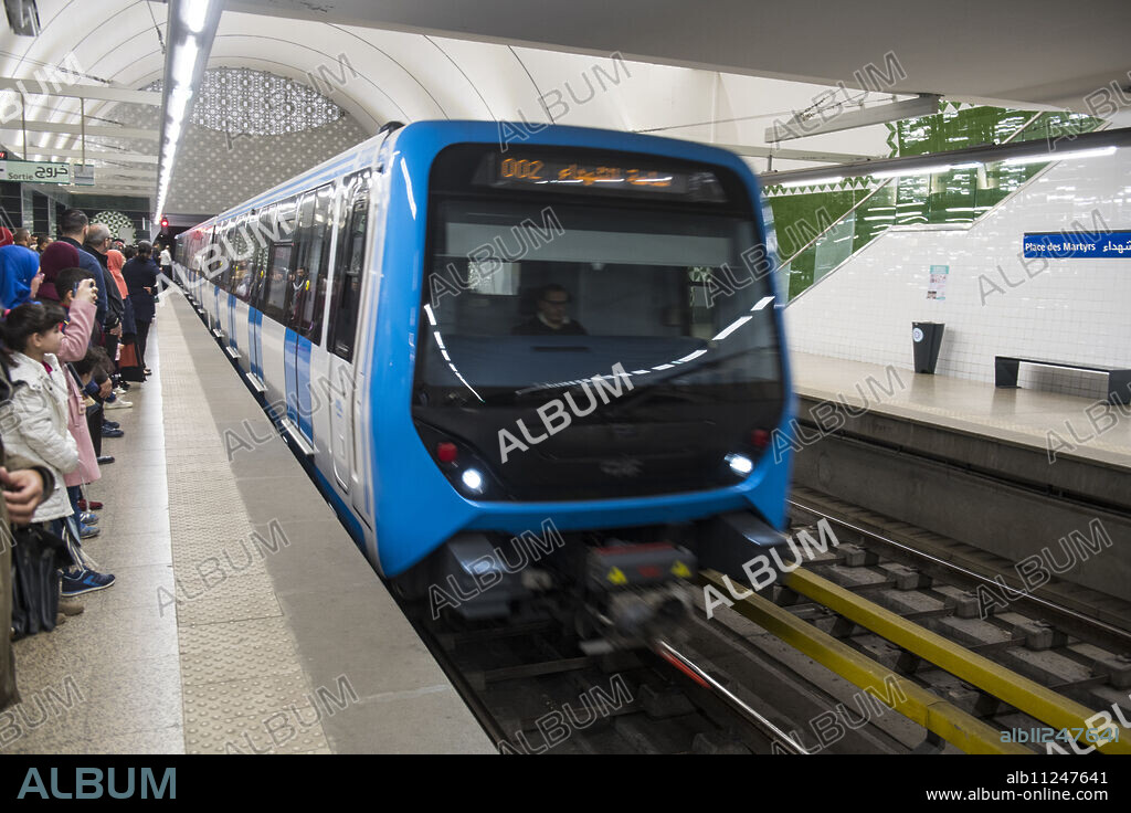 Metro of Algiers, Algeria, North Africa, Africa.
