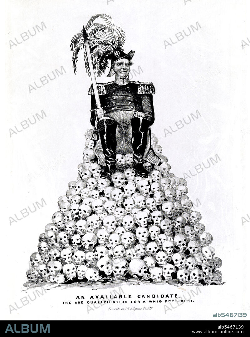 An available candidate--the one qualification for a Whig president ca. 1848.