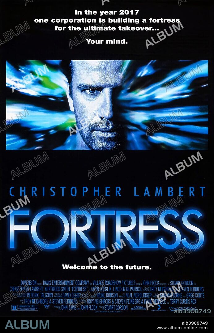 Poster of FORTRESS, 1992, directed by STUART GORDON. Copyright VILLAGE ROADSHOW.