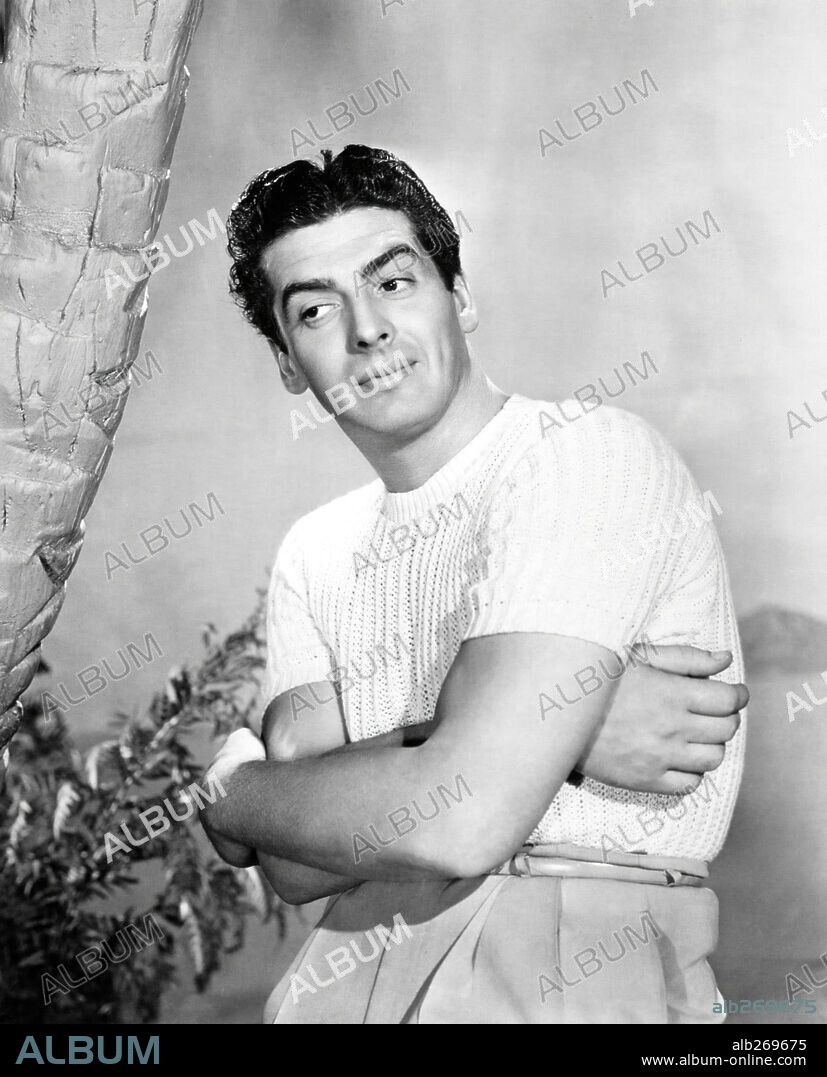 VICTOR MATURE in SONG OF THE ISLANDS, 1942, directed by WALTER LANG. Copyright 20TH CENTURY FOX.