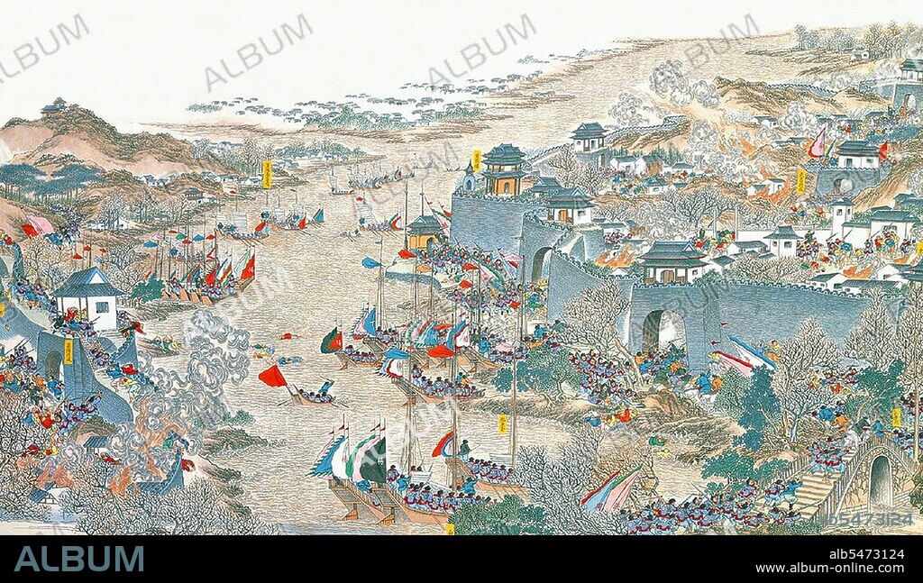 The Taiping Rebellion was a widespread civil war in southern China from 1850 to 1864, led by heterodox Christian convert Hong Xiuquan, who, having received visions, maintained that he was the younger brother of Jesus Christ, against the ruling Manchu-led Qing Dynasty. About 20 million people died, mainly civilians, in one of the deadliest military conflicts in history. Hong established the Taiping Heavenly Kingdom with its capital at Nanjing. The Kingdom's army controlled large parts of southern China, at its height containing about 30 million people. The rebels attempted social reforms believing in shared 'property in common' and the replacement of Confucianism, Buddhism and Chinese folk religion with a form of Christianity. The Taiping troops were nicknamed 'Longhairs' (simplified Chinese: ??; traditional Chinese: ??; pinyin: Chángmáo) by the Qing government. The Taiping areas were besieged by Qing forces throughout most of the rebellion. The Qing government crushed the rebellion with the eventual aid of French and British forces. In the 20th century, Sun Yat-sen, founder of the Chinese Nationalist Party, looked on the rebellion as an inspiration, and Chinese paramount leader Mao Zedong glorified the Taiping rebels as early heroic revolutionaries against a corrupt feudal system.