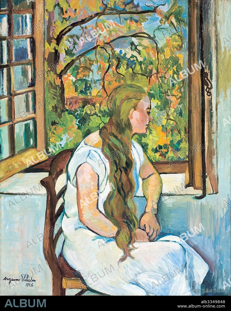 SUZANNE VALADON. Germaine Utter at her window.