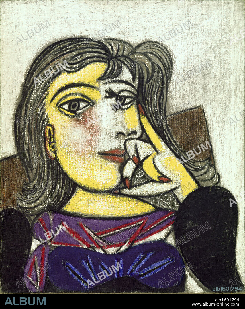 Portrait of Dora Maar by Pablo Picasso, 1881-1973.