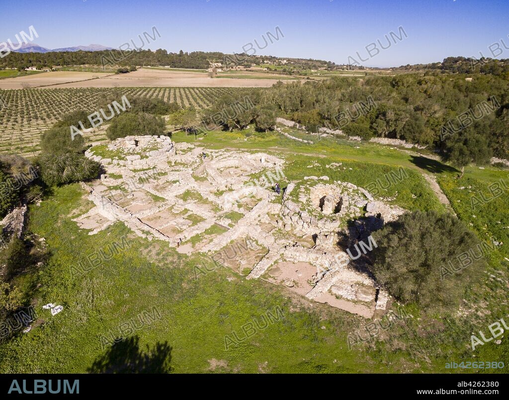 Son Fornés, archaeological site of prehistoric era, built in the Talayotic period, 10th century BC, Montuiri, Mallorca island, Balearic Islands, Spain.