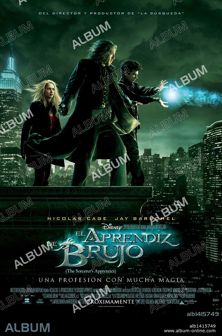 Poster of THE SORCERER'S APPRENTICE, 2010, directed by JON TURTELTAUB. Copyright BROKEN ROAD/JERRY BRUCKHEIMER/JUNCTION ENT/SATURN/WALT DISNE.