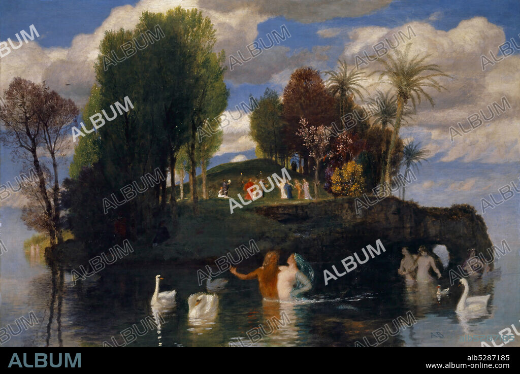 ARNOLD BÖCKLIN. The island of life.