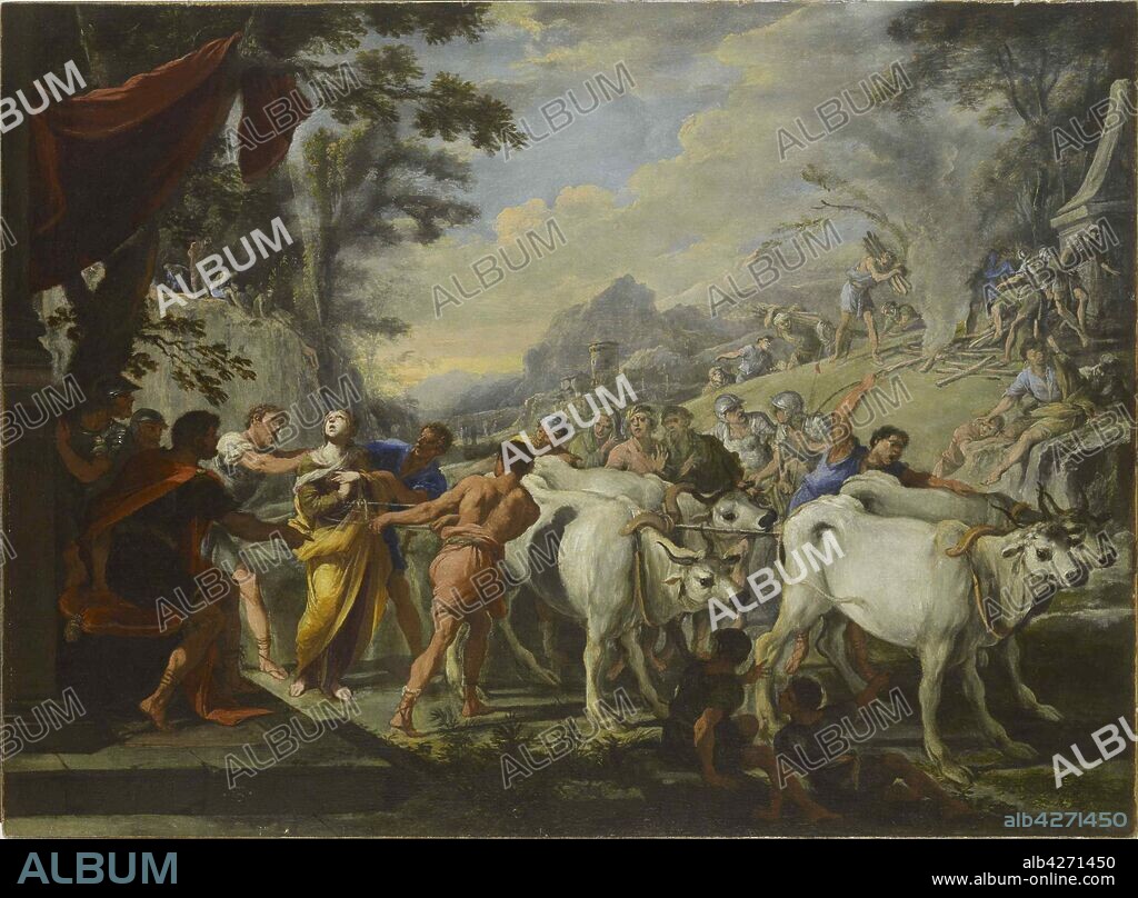 DOMENICO GARGIULO. The Martyrdom of Saint Lucia.
