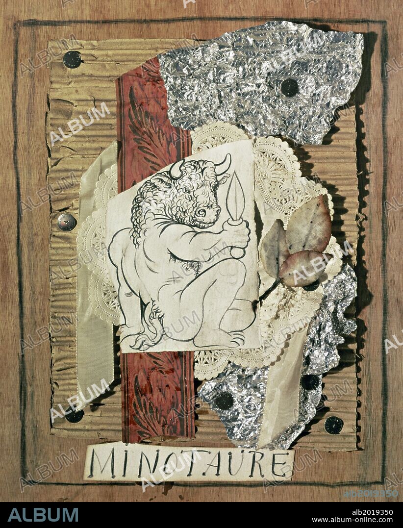 Pablo Picasso / 'Maquette for the cover of the journal Minotaure', 1933, 48.5 x 41 cm.