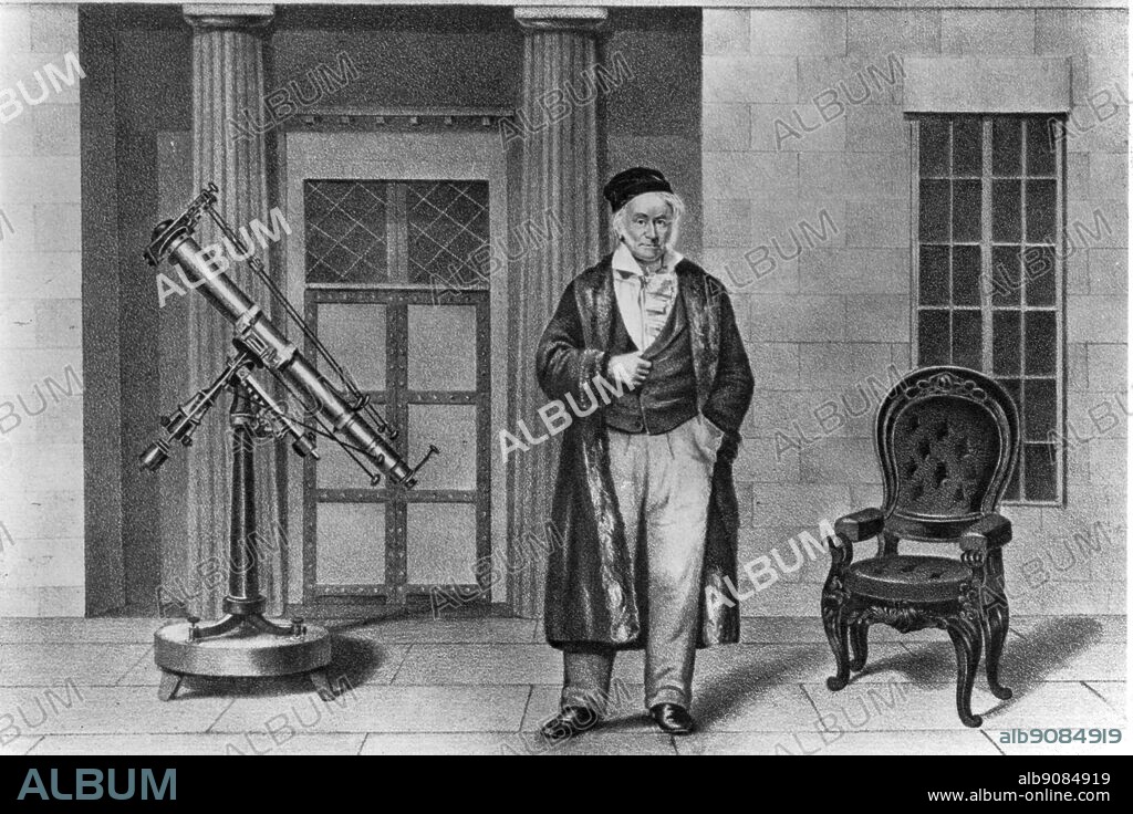Carl Friedrich Gauss - 'the mathematical genius of the age' on the terrace of the Gottingen Observatory.