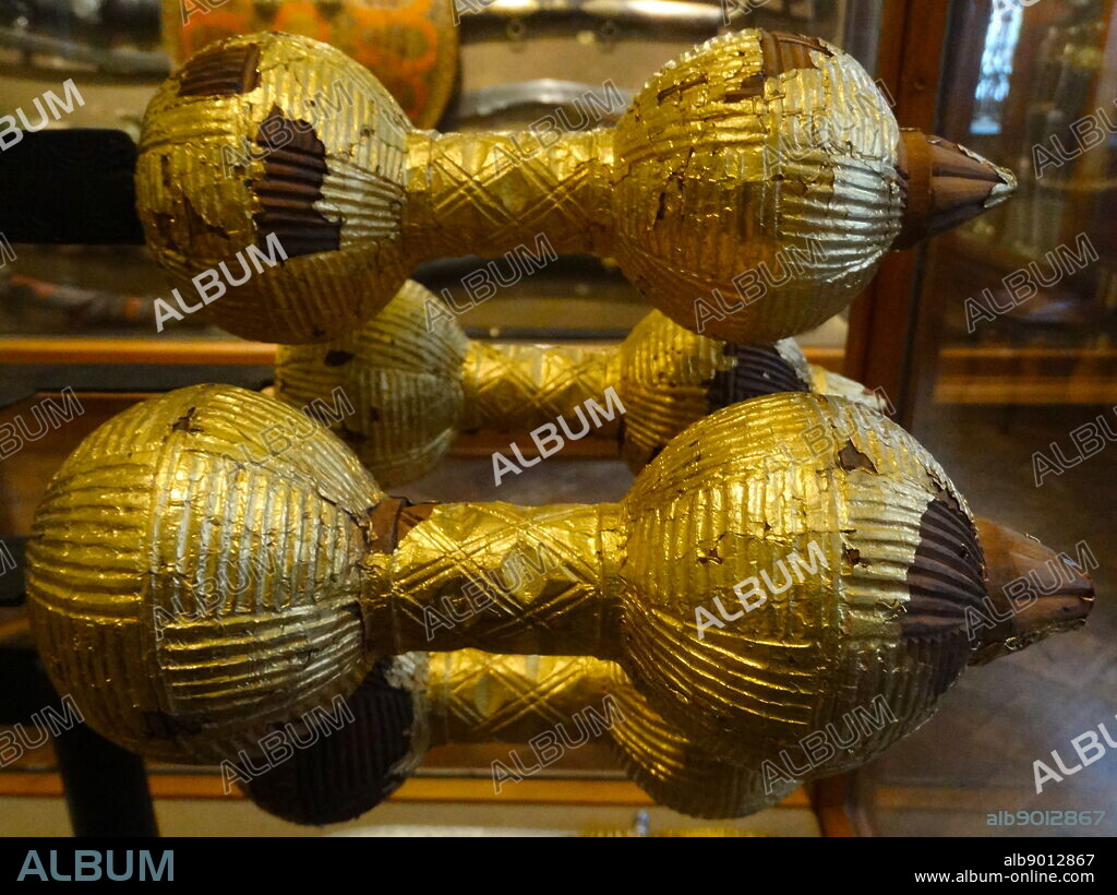 Part of the Treasure of Kofi-Karikari, King of Ashanti, present-day Ghana.